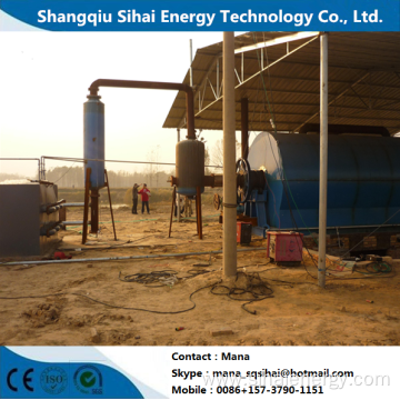 Green Facility of Waste Tires Pyrolytic Machine